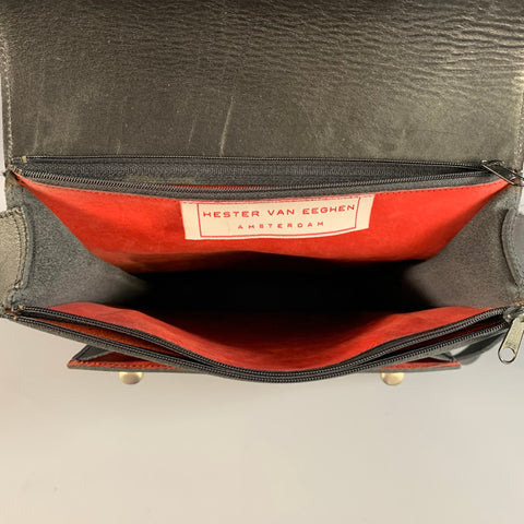 HESTER VAN EEGHEN Black Leather Cross Body Bags