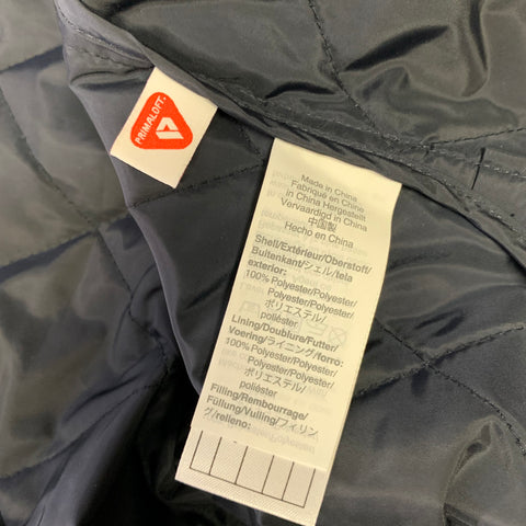 J CREW Chest Size L Navy Quilted Polyester Notch Lapel Sport Coat