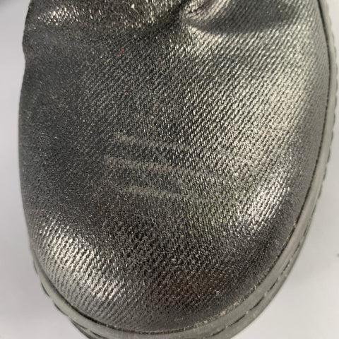 DRKSHDW Size 9 Black Coated Canvas High Top Sneakers