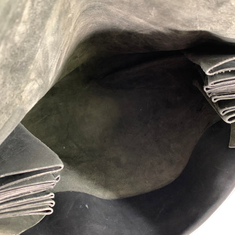 M.A+ Black Leather Tote Bags