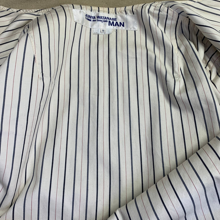 JUNYA WATANABE Size L Beige Twill Cotton Zip Up Jacket