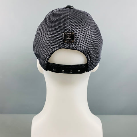 Chapeaux en PVC avec logo gris noir MCM