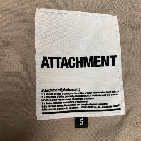 ATTACHMENT Veste à boutons-pression en coton kaki taille M