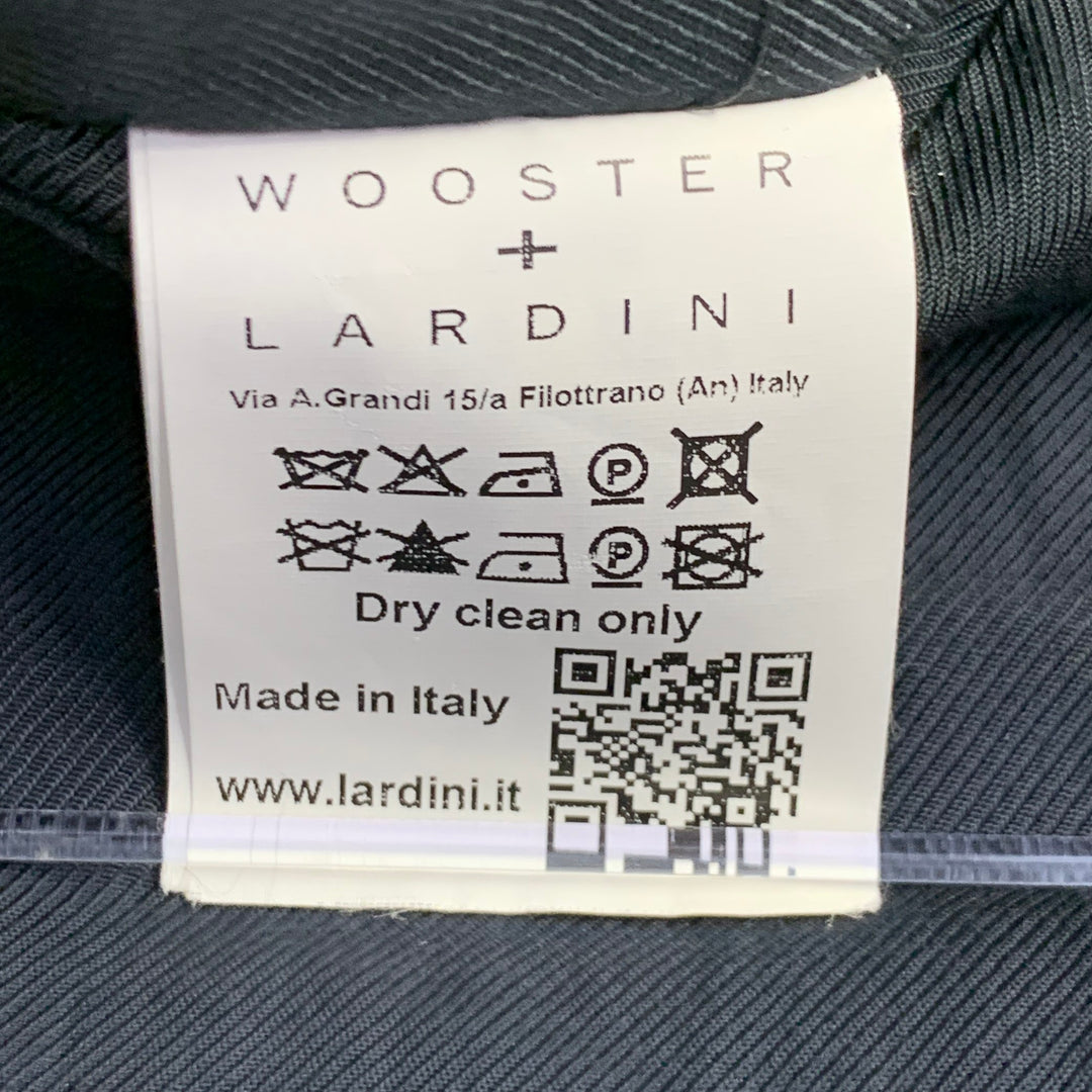 WOOSTER + LARDINI Size 40 Regular Tan Wool Notch Lapel Sport Coat