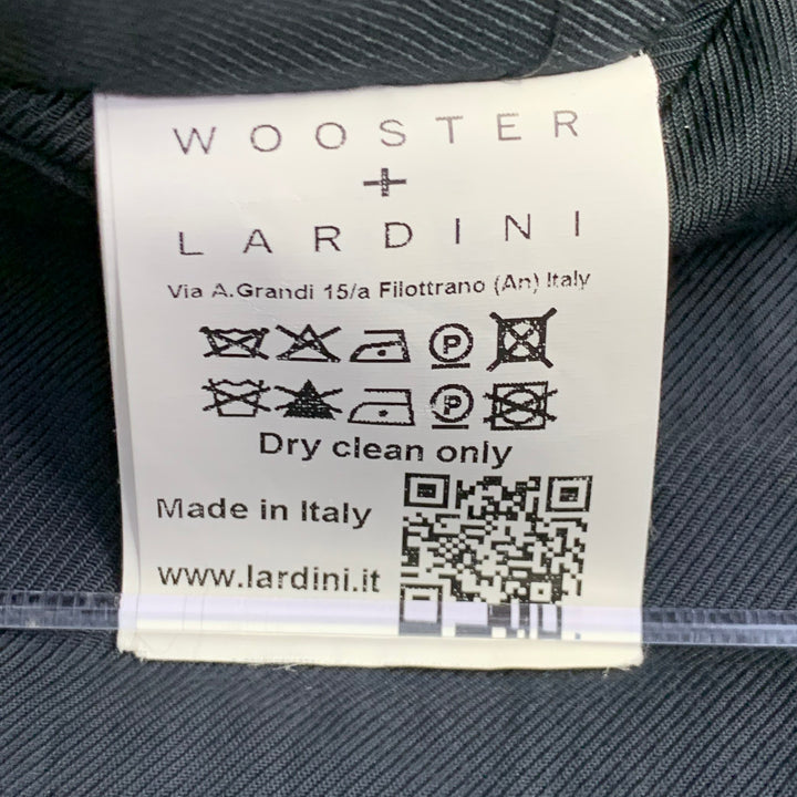 WOOSTER + LARDINI Size 40 Regular Tan Wool Notch Lapel Sport Coat