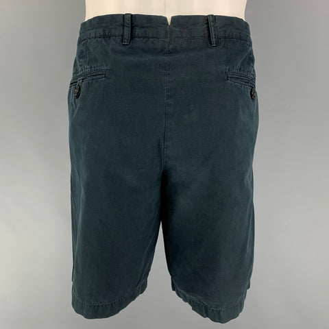 PRADA Size 38 Navy Cotton Zip Fly Shorts