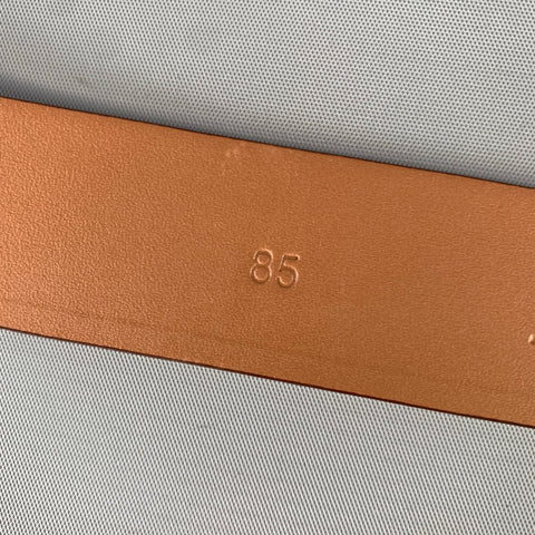 ANDERSON'S Size 33 Brown Camel Solid Leather Belt