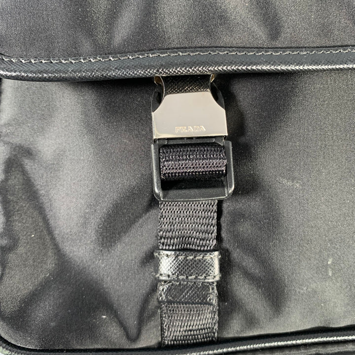 PRADA Black Nylon Messenger Bags