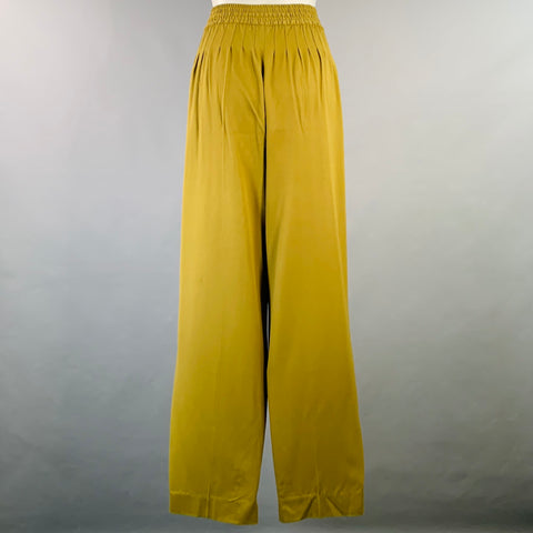 HAIDER ACKERMANN Size S Olive Green Viscose Elastic Waistband Casual Pants