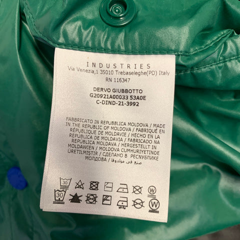 MONCLER GENIUS Veste matelassée en polyamide bleu-vert Taille XXL
