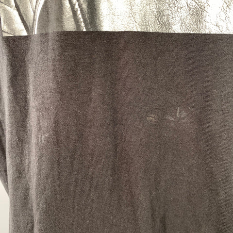 RAF SIMONS Size XL Black White Graphic Cotton Oversized Tshirt