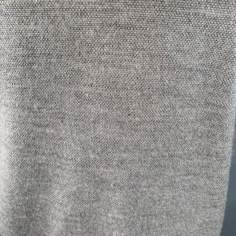 BROOKS BROTHERS Size M Grey Merino Wool 1/4 Zip Pullover