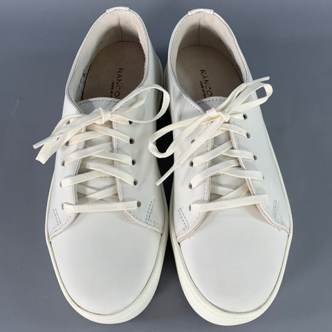 RANCOURT & CO. Size 7  Court Classic 2.0 White Leather Low Top Sneakers