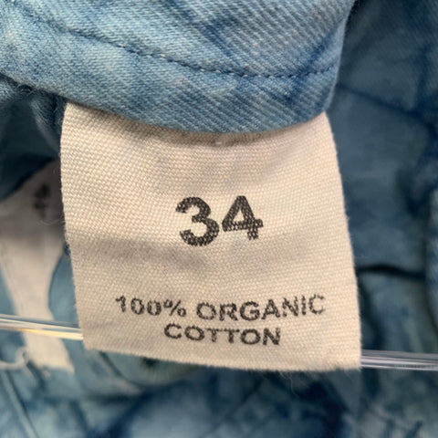STORY MFG. Size 34 Blue Navy Dyed Organic Cotton Drop Crotch Casual Pants
