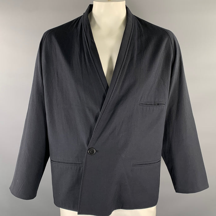 Veste Châle LEMAIR Taille XL Bleu Marine