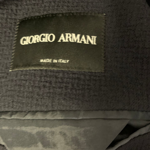 GIORGIO ARMANI FW2018 Navy Wool Blend Notch Lapel Sport Coat