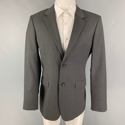 CALVIN KLEIN COLLECTION Taille 40 Manteau de sport en laine gris foncé