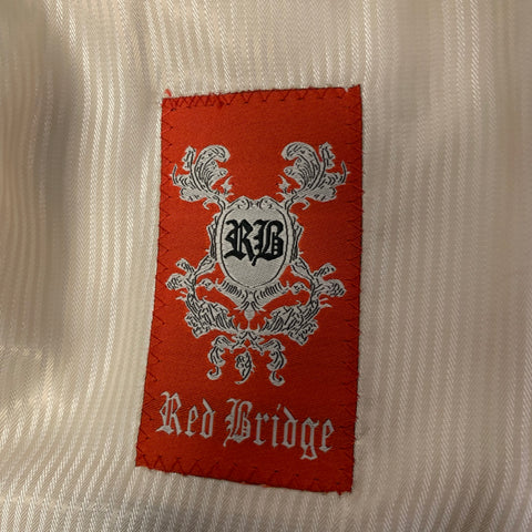 RED BRIDGE Size XL Black Polyester Blend Military Sport Coat