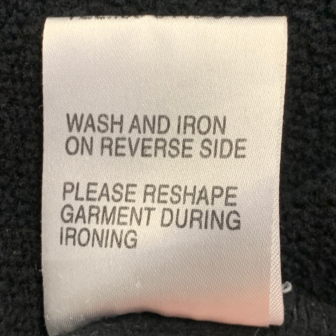 GIVENCHY Size XXS Black Cotton Hooded Zip Up Sweatshirt