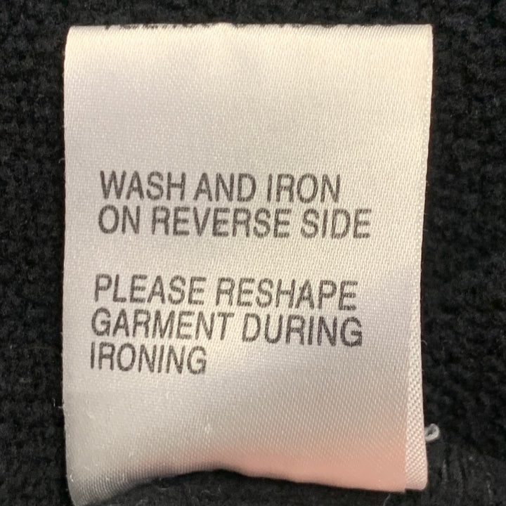 GIVENCHY Size XXS Black Cotton Hooded Zip Up Sweatshirt