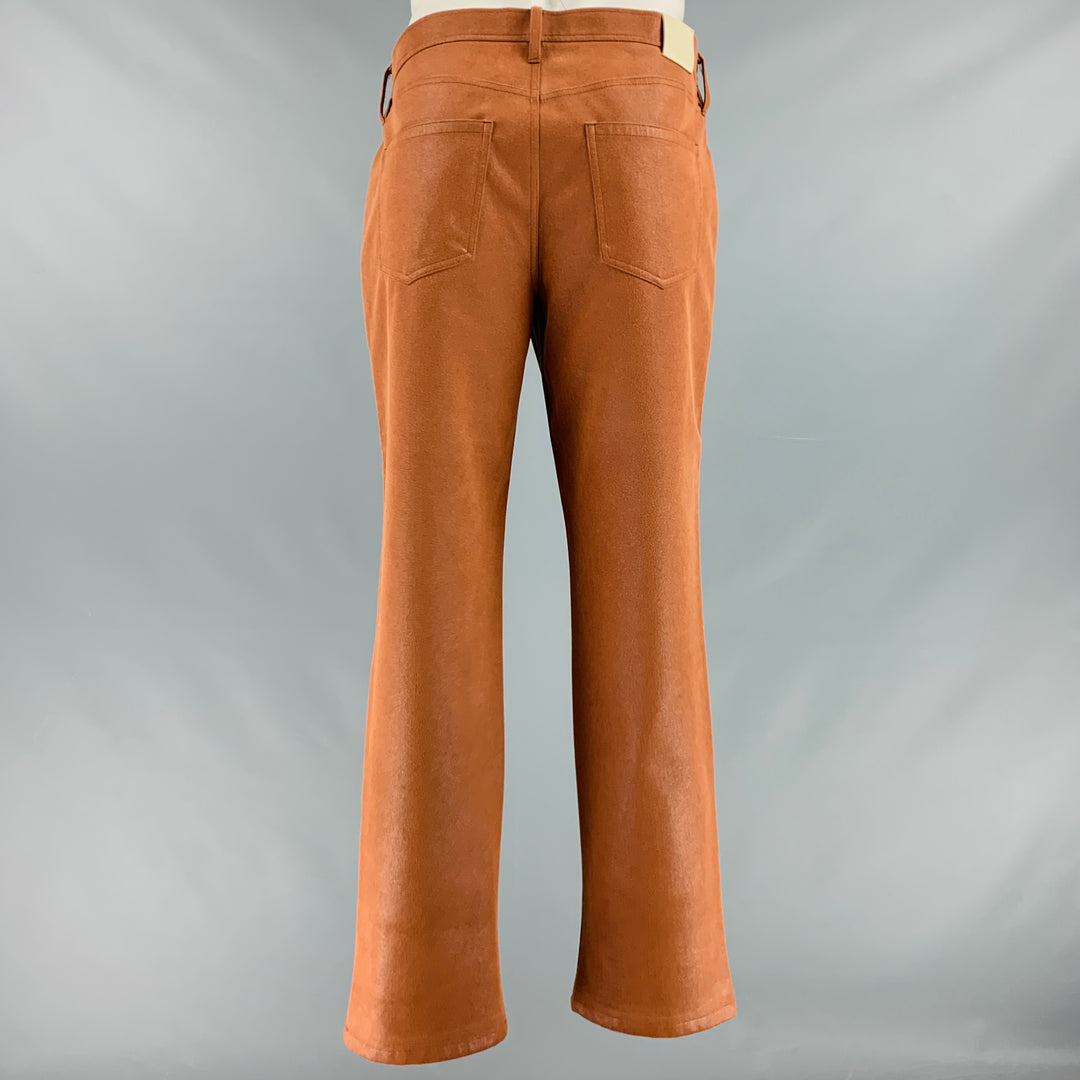 SEFR Size 36 Camel Polyester Blend 5 Pocket Casual Pants