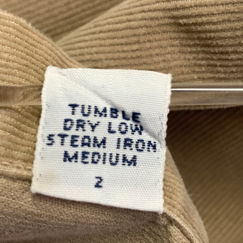 RALPH LAUREN Size XL Taupe Corduroy Cotton Button Down Long Sleeve Shirt