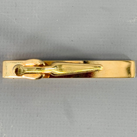 GIVENCHY Gold Silver Metal Cuff Links Tie Clip Set