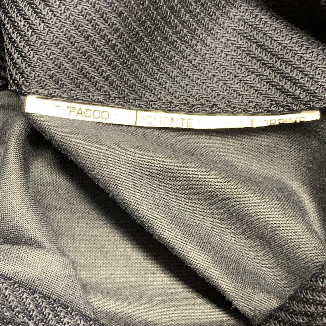 CORNELIANI Size M Navy Twill Virgin Wool Car Coat