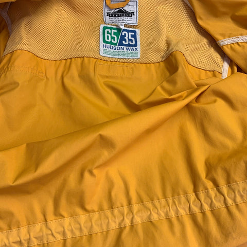 PENFIELD Size XS Yellow Polyester Blend Hooded Windbreaker Jacket