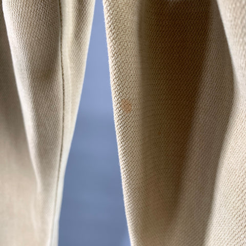 LORO PIANA Size 38 Tan Khaki Solid Cotton Loose fit Jeans
