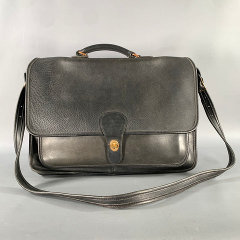 COACH Black A5C 5180 Leather Briefcase Bags & Leather Goods