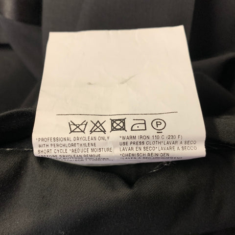 GUCCI Chest Size 40 Black Wool Mohair Tuxedo