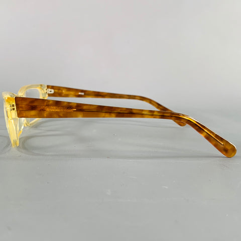 BOOTH & BRUCE Yellow Cognac Acetate Eyewear Frames