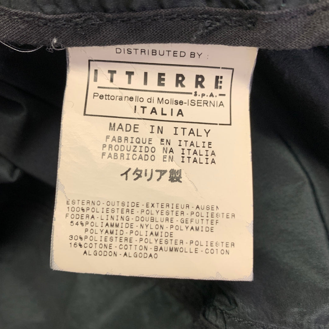 CoSTUME NATIONAL Size S Green Black Iridescent Polyester Jacket