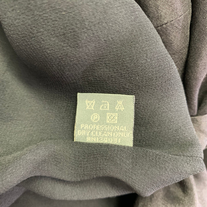 PROENZA SCHOULER Size 6 Black Silk Strapless Knot Dress