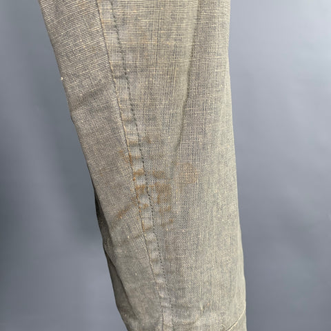 Veste croisée SPIEWAK taille S en toile enduite vert sauge