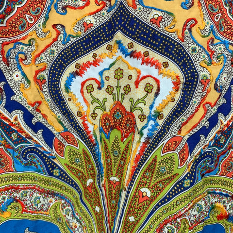ROBERT GRAHAM Size L Multi Color Paisley Print Cotton Long Sleeve Shirt