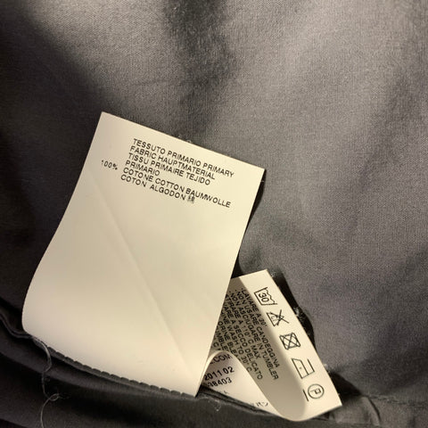 MAISON MARTIN MARGIELA Size M Grey Cotton Long Sleeve Shirt