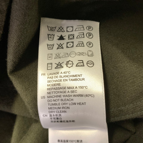 SANDRO Size M Green Olive Cotton Button Up Long Sleeve Shirt