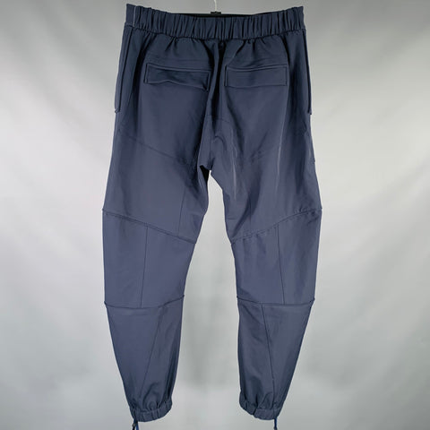 BOTTEGA VENETA Pre-Fall 2019 Size 32 Navy Polyamide Blend Casual Pants