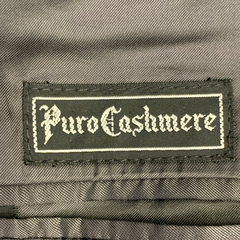Veste de Sport en Cachemire à Carreaux Fenêtre Marron Noir Beige LARUSMIANI Taille 42