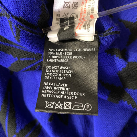 HAIDER ACKERMANN Size XXS Blue Black Cardigan