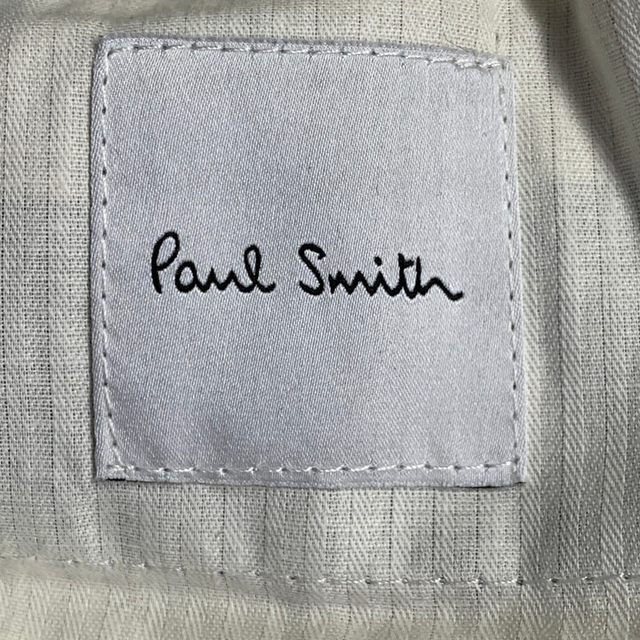 PAUL SMITH Size 40 Regular Soho Fit Teal Wool Peak Lapel Tuxedo