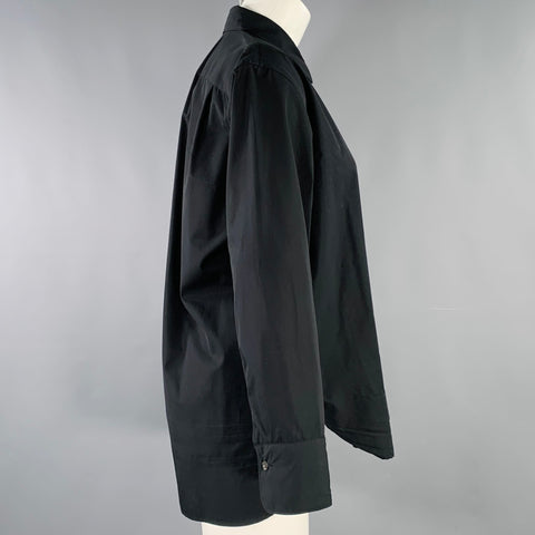 UNIQLO x JIL SANDER Size S Black Cotton One Pocket Shirt