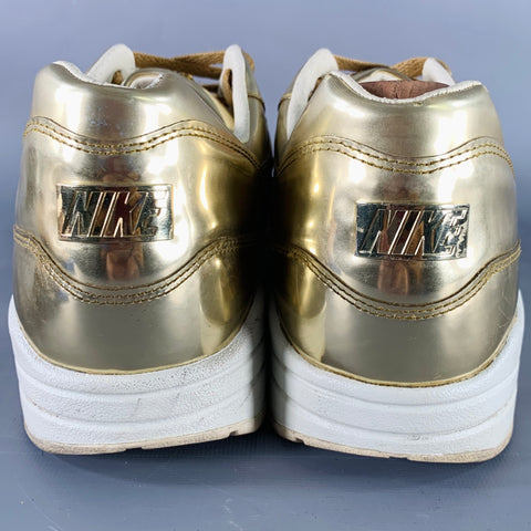 NIKE 2020 30th Anniversary Size 12 Gold Metallic Low Top Sneakers