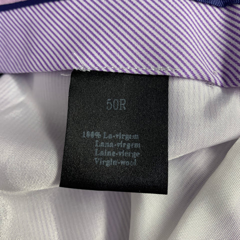 NEIMAN MARCUS Costume en laine vierge gris anthracite texturé taille 40