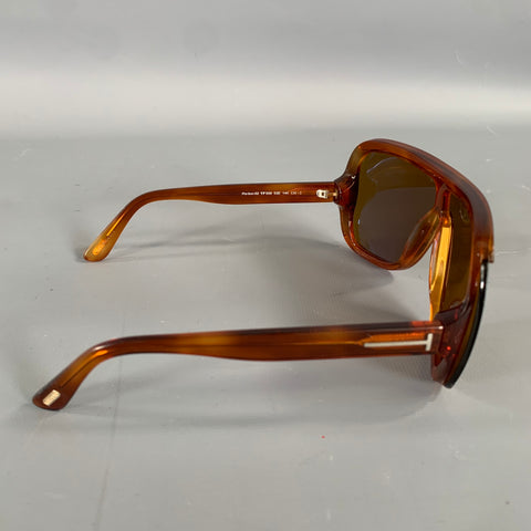TOM FORD Brown Tortoise Sunglasses