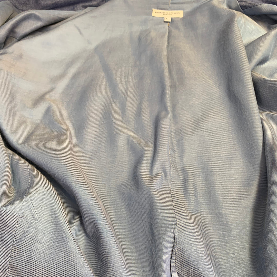 ENGINEERED GARMENTS Size XL Blue Cotton Textured Jacket