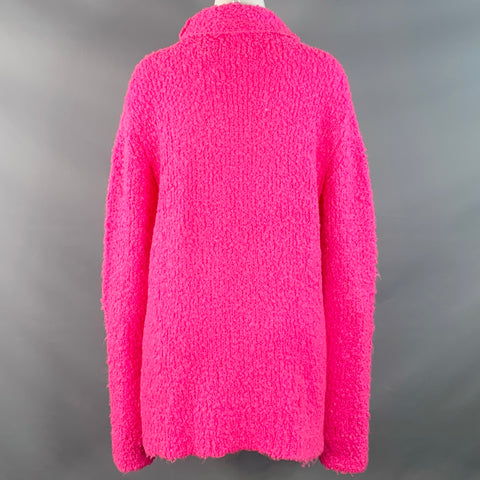 SIES MARJAN Size XS Pink Acrylic Blend Knit Turtleneck Pullover