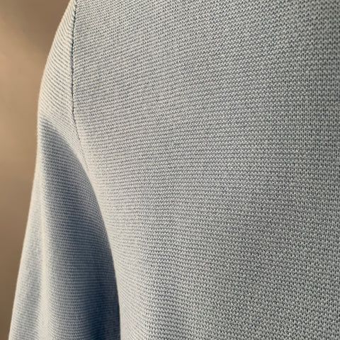 J.CREW Size M Blue Knit Cotton Crew Neck Pullover